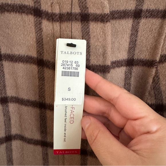 Talbots Women's Wool Blend Double Faced Topper Coat - Picture 3 of 5